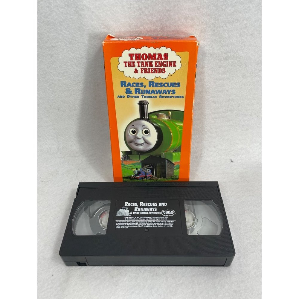 Thomas the Tank Engine & Friends VHS Tape - Races Rescues & Runaways